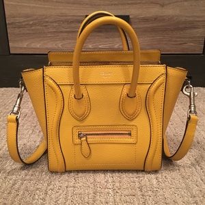 Celine Luggage Nano Calfskin